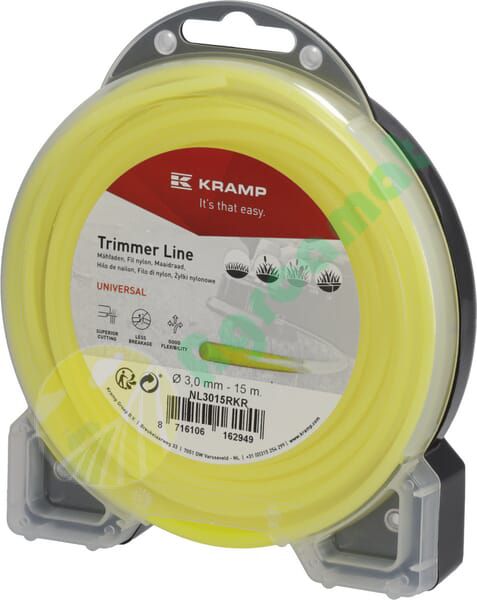 Fir de tăiere diametru 3mm, 15m, rotund, galben, Kramp