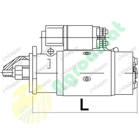 STARTER MOTOR 12V - 2,8 kW