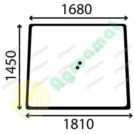 FRONT GLASS 1680X1810X1450MM