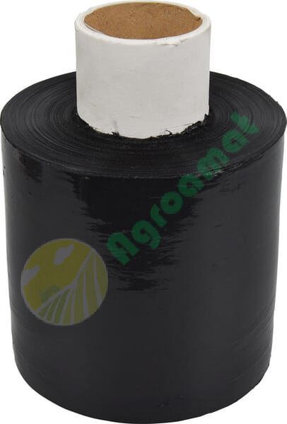 Mini-folie elastică, neagră, 10cmx250m