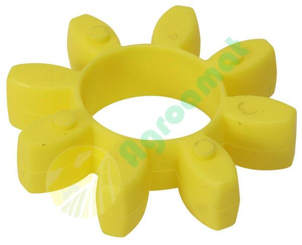 Amortizor cuplaj mecanic 38/45 92 Shore-A galben