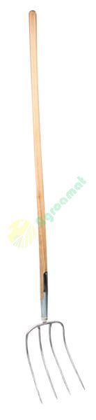 Furcă pentru bălegar 4 dinți cu coadă