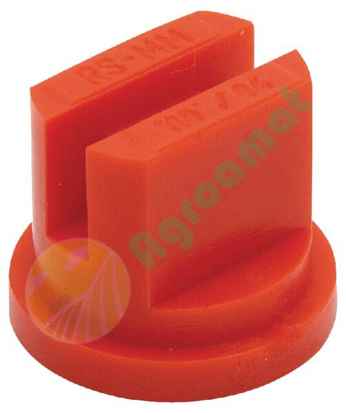 Duză ventilator plat RS 110° 04 roșie din plastic MMAT