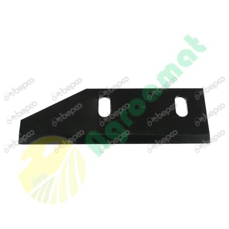 KNIFE FOR FORAGE HARVESTER HEAVY DUTY 275 X 93 X 5.5 MM WITH 2 HOLES 37 X 17 MM