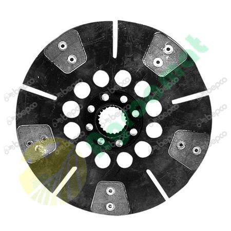 RIGID SINTERED PTO DISC - CAPTIVE Ø 310 - 45 X 50 - 24 / 5 PADS
