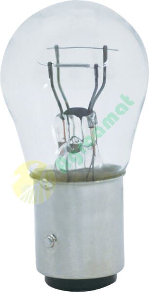 Bec standard S25 sferă BAY15d 12V 21W/5W Kramp