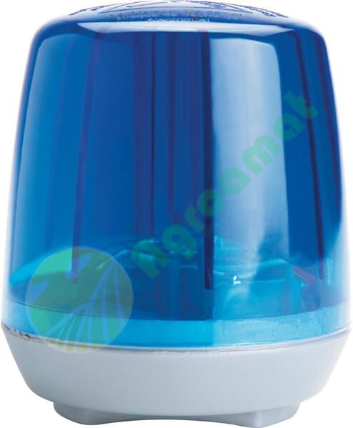 Flashing light, blue