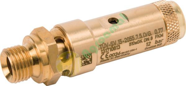 Safety valve 1/4"CE 12 bar