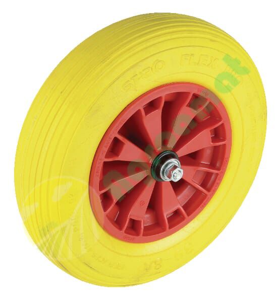 Roată galbenă complet