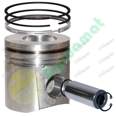 PISTON WITH RINGS + 0.020'' - 0.51 mm