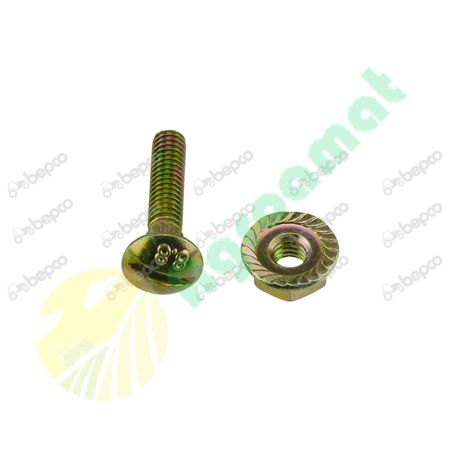 BOLT WITH NUT M5.5 X 27 MM - 50 PCS