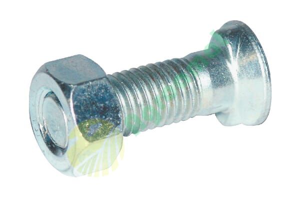 Șurub plug cap oval cu umeri și piuliță M14x45mm CO