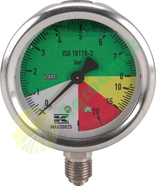 Manometru 63 1/4” AHL inferior fix