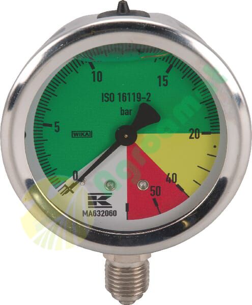 Manometru 63 1/4” AHL inferior fix