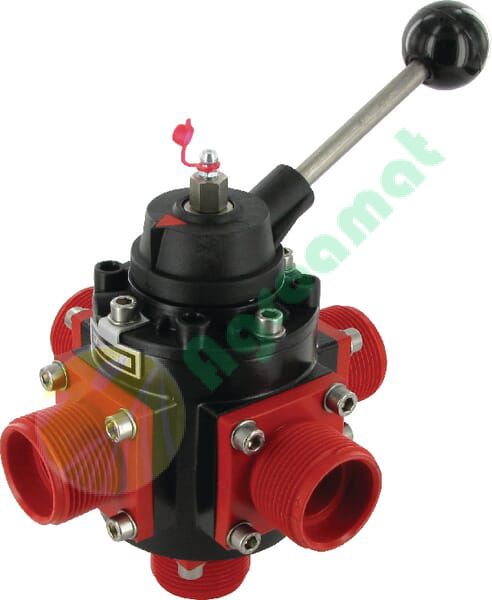 Robinet cu bilă 4/5 căi 1 1/4"