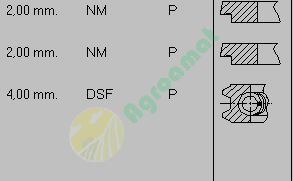 Set Segmenti Compresor 75mm