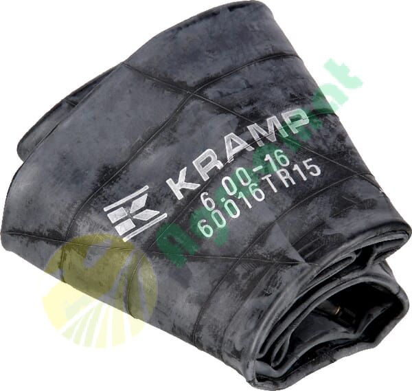 Cameră anvelopă pentru jantă diametru 16" 600-16 cu valvă dreaptă TR15 Kramp