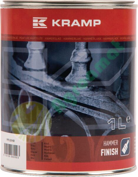 Vopsea albastră Hammer finish 1l