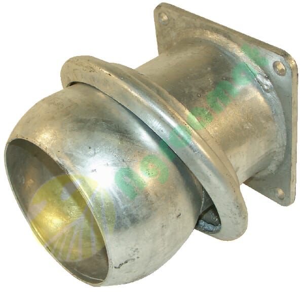 Cuplă tip Bazzoli A tată 8" cu flanșă pătrată și 4 orificii șuruburi