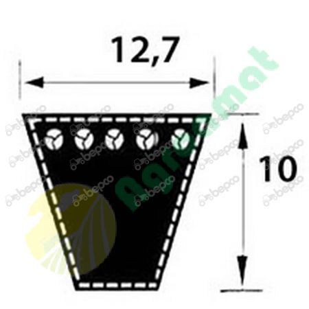 V-BELT SPA - 1060 Lp