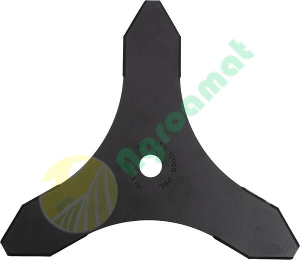 Lamă pentru motocoasă oțel 3 dinți 300x20x3mm
