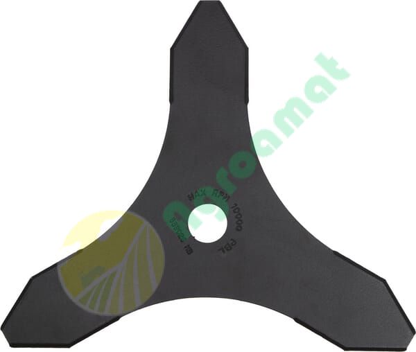 Lamă pentru motocoasă oțel 3 dinți 300x25,4x3mm