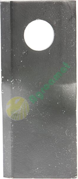 Lamă cositoare dreapta 114x48x4mm orificiu 19mm pachet 25 buc. potrivită pentru Kongskilde JF/Stoll