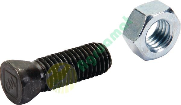 Șurub plug cu piuliță M12x37mm