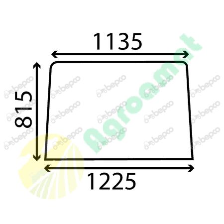 WINDSHIELD FLAT - TINTED