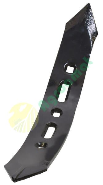 Brăzdar cultivator 490x75x10mm reversibil stânga curbat 4 orificii potrivit pentru Amazone