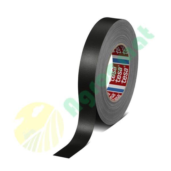 Bandă textilă cu polietilenă Standard negru 50mx25mm TesaBAND®