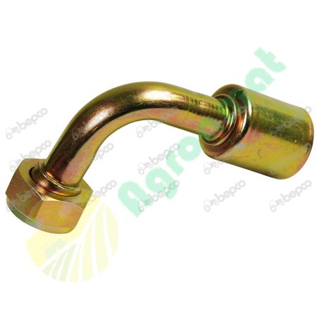 FEMALE CONNECTOR ROTALOCK 90° STEEL 