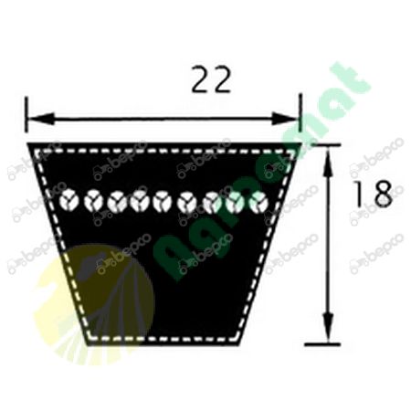 V-BELT SPC - 3350 Lp
