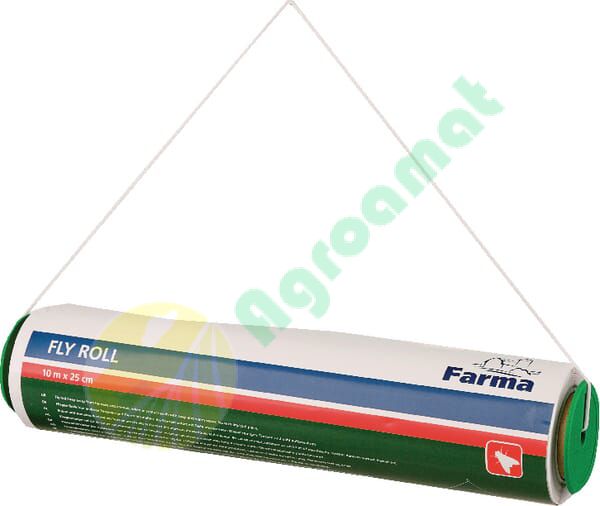 Rolă hârtie adezivă pentru muște 10mx25cm Farma