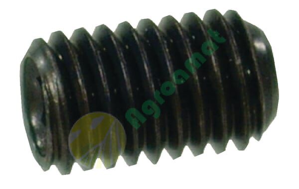 Știft filetat orificiu hexagonal cu vârf cupă DIN916 M4x0,7x12mm oțel brunat grupa 45H 25 buc. Kramp