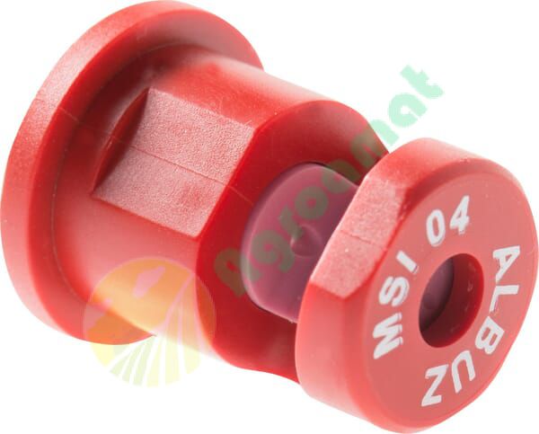 Duză de pulverizare plată MSI 04 roșie