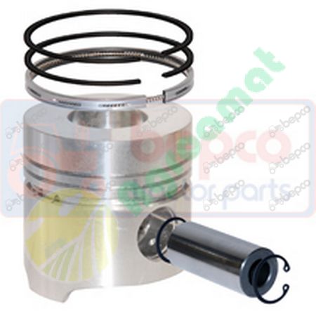 PISTON WITH RINGS Ø 100 + 0.25 mm