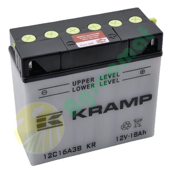 Baterie 12V 18Ah 275A cu pachet acid Kramp