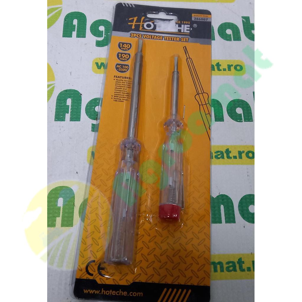 Set 2 Surubelnite Tester Tensiune 100-250V