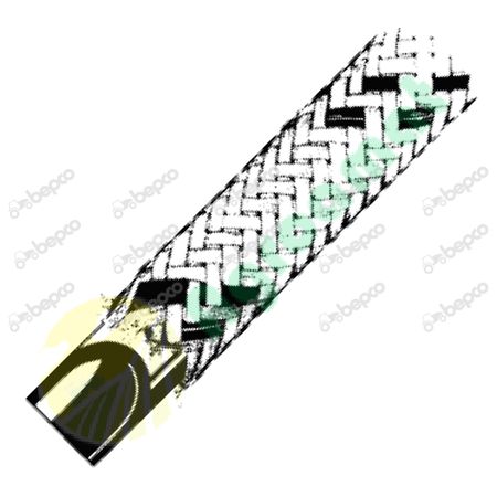 BRAIDED FUEL HOSE Ø 8 x 12mm - BY METER