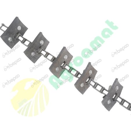 ELEVATOR CHAIN CA550 - 152 LINKS - 38 FIXING - 6293 MM