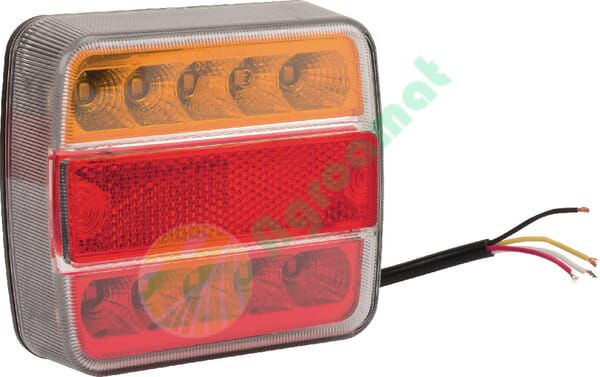 Lampă spate LED pătrată 12-24V 100x40x100mm gopart