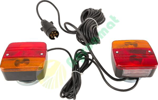 Set lămpi magnetice 12V cablu 7,5m