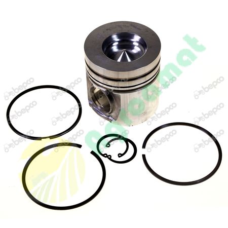 PISTON WITH RINGS WITHOUT PIN