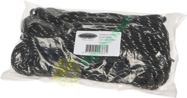 Șireturi 120cm negru/gri 10 perechi Grisport
