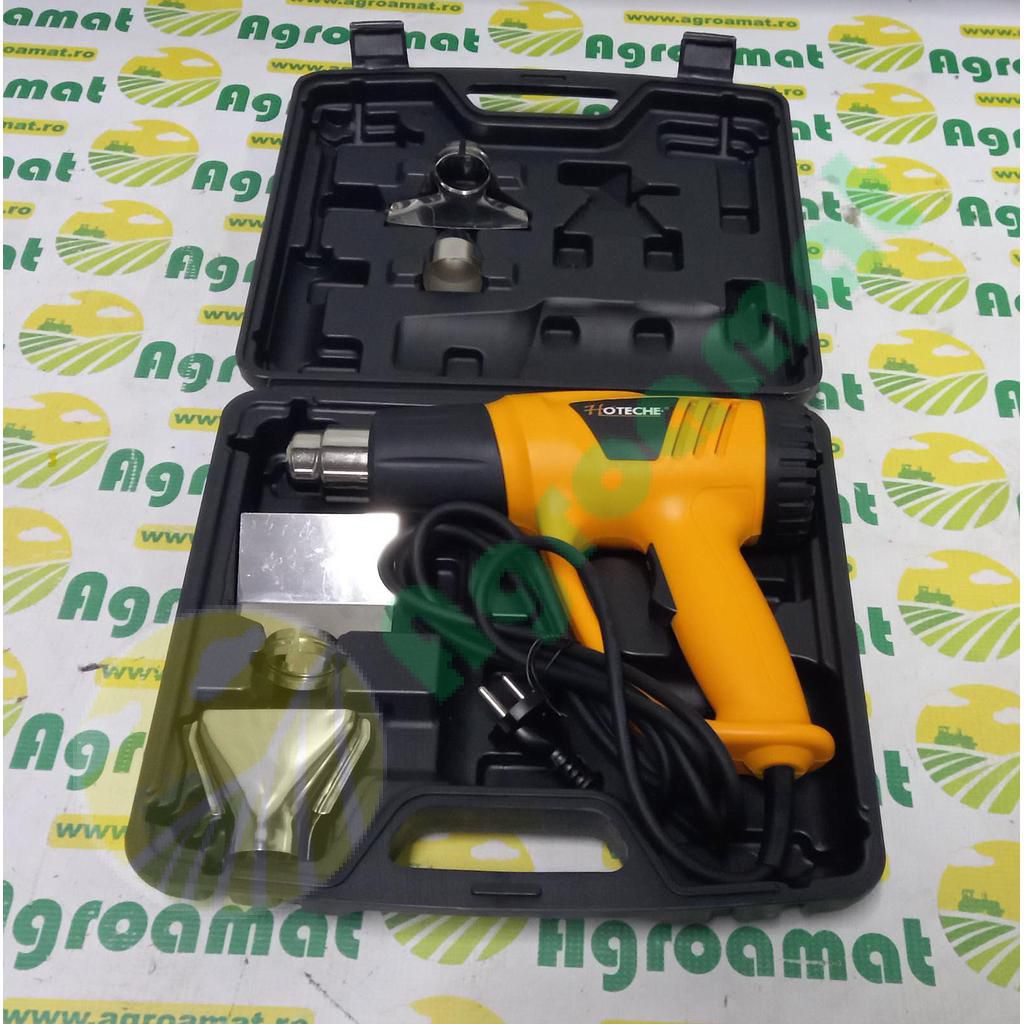 Pistol cu Aer Cald, 2000W cu Temperatura de Lucru 350-600C