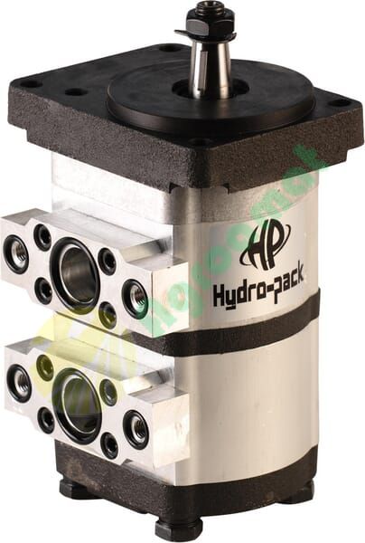 Pompa hidraulică cu 2 secţiuni