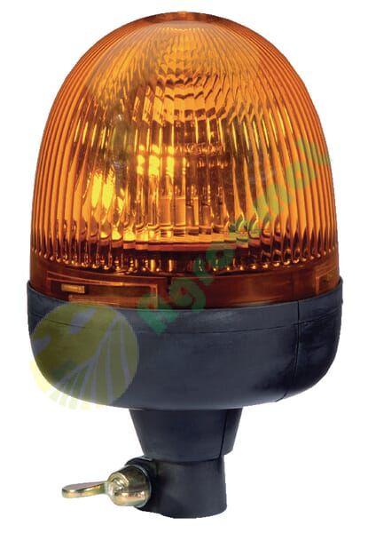 Girofar rotativ halogen rotund 12V galben montare pe stâlp diametru 135mm x217mm Rota Compact Hella