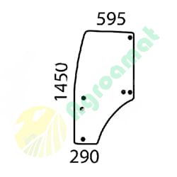 Sticlă ușă, completă