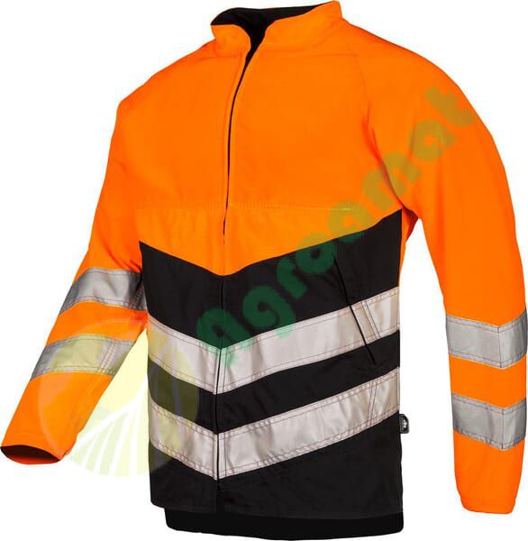 Jachetă protecție motofierăstrău reflectorizantă Hi-vis portocalie/neagră 3XL BasePro SIP
